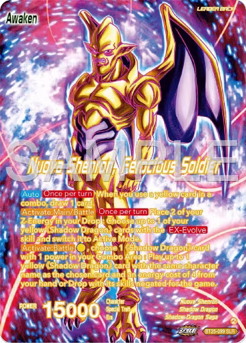 Four-Star Ball // Nuova Shenron, Ferocious Solider (SLR) (BT25-099), Legend of the Dragon Balls — DB Super card price