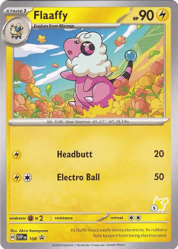 Flaaffy - Pikachu 5 (108), Battle Academy 2024 — Pokémon card price