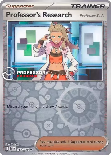 Professor's Research [Professor Sada] - 189/198 (189/198), Professor Program Promos — Pokémon card price