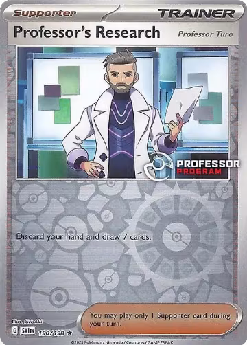 Professor's Research [Professor Turo] - 190/198 (190/198), Professor Program Promos — Pokémon card price