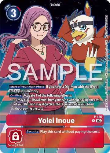 Yolei Inoue - P-126 (Digimon Adventure 02: The Beginning Set) (P-126 P), Digimon Promotion Cards — Digimon card price