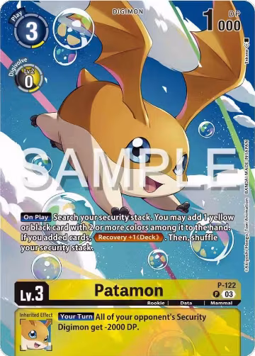 Patamon - P-122 (Digimon Adventure 02: The Beginning Set) (P-122 P), Digimon Promotion Cards — Digimon card price