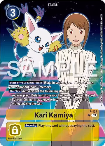 Kari Kamiya - P-127 (Digimon Adventure 02: The Beginning Set) (P-127 P), Digimon Promotion Cards — Digimon card price