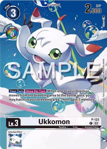 Ukkomon - P-123 (Digimon Adventure 02: The Beginning Set) (P-123 P), Digimon Promotion Cards — Digimon card price