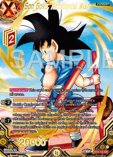 Son Goku, Accidental Wish (DBR) (BT25-138), Legend of the Dragon Balls — DB Super card price