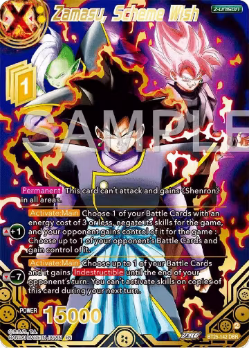 Zamasu, Scheme Wish (DBR) (BT25-142), Legend of the Dragon Balls — DB Super card price