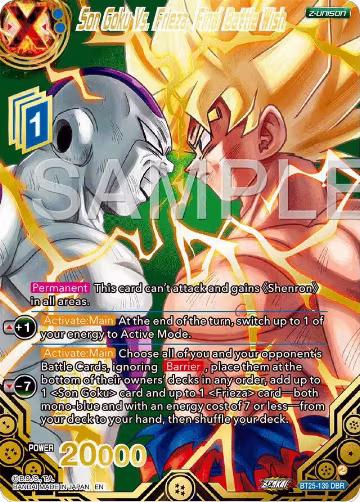 Son Goku Vs. Frieza, Final Battle Wish (DBR) (BT25-139), Legend of the Dragon Balls — DB Super card price
