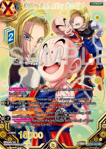 Krillin, Wish After Conflict (DBR) (BT25-140), Legend of the Dragon Balls — DB Super card price