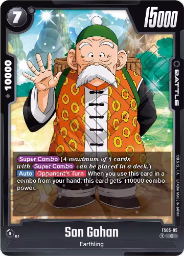 Son Gohan (FS05-05), Starter Deck 5: Bardock — DB Fusion card price