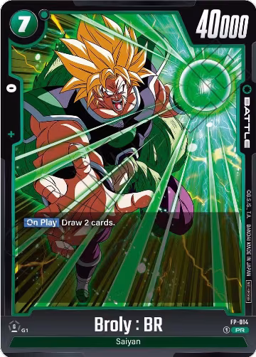 Broly : BR - FP-014 (FP-014), Fusion World Promotion Cards and Packs — DB Fusion card price