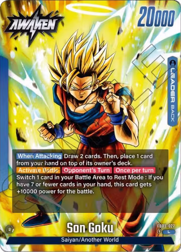Son Goku - FB03-027 (FB03-027), Raging Roar — DB Fusion card price