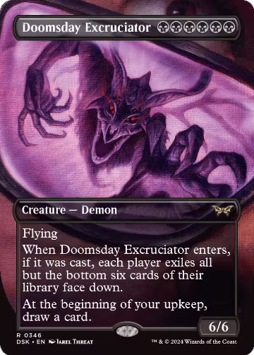 Doomsday Excruciator (Borderless) (346), Duskmourn: House of Horror — Magic card price