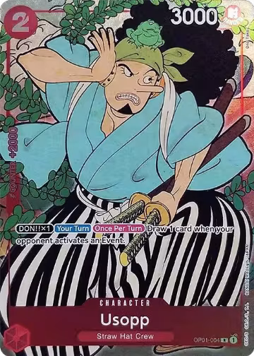 Usopp (English Version 1st Anniversary Set) (OP01-004), One Piece Promotion Cards — One Piece card price
