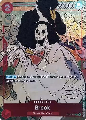 Brook (English Version 1st Anniversary Set) (ST01-011), One Piece Promotion Cards — One Piece card price