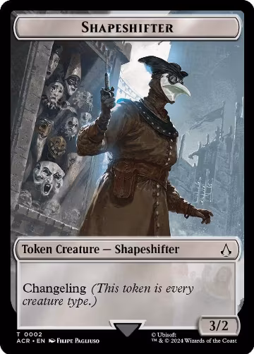Shapeshifter Token (2), Universes Beyond: Assassin's Creed — Magic card price