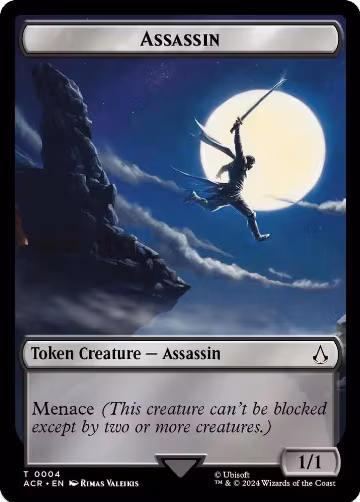 Assassin Token (4), Universes Beyond: Assassin's Creed — Magic card price