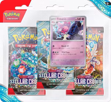 Stellar Crown 3 Pack Blisters [Tinkaton], Stellar Crown — Pokémon sealed product price