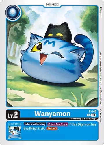 Wanyamon - P-148 (Store Tournament 2024 Jul. - Sep. Participation Pack) (P-148 P), Digimon Promotion Cards — Digimon card price
