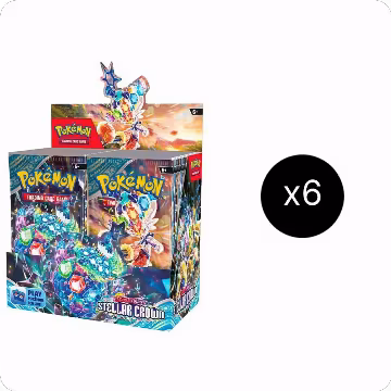 Stellar Crown Booster Box Case, Stellar Crown — Pokémon sealed product price