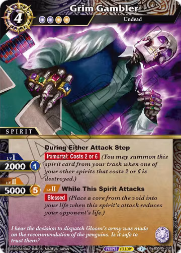 Grim Gambler (BSS05-031), Strangers in the Sky — Battle Spirits card price