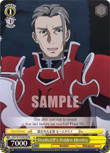 Heathcliff's Hidden Identity (SAO/S20-E019 RE) — card price