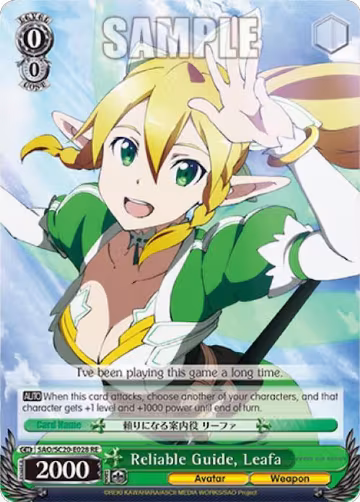 Reliable Guide, Leafa (SAO/SC20-E028 RE), Sword Art Online Chronicle Set — Weiß Schwarz card price