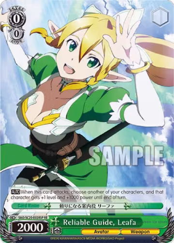 Reliable Guide, Leafa (SP) (SAO/SC20-E028SP RE), Sword Art Online Chronicle Set — Weiß Schwarz card price