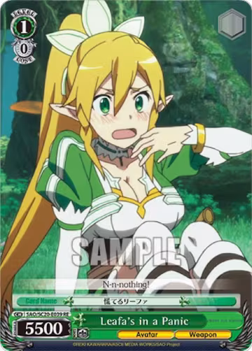 Leafa's in a Panic (SAO/SC20-E039 RE), Sword Art Online Chronicle Set — Weiß Schwarz card price