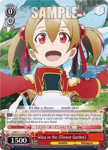 Silica in the Flower Garden (SAO/SC20-E049 RE), Sword Art Online Chronicle Set — Weiß Schwarz card price