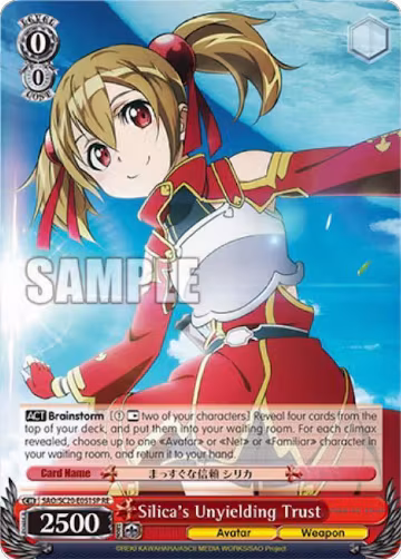 Silica's Unyielding Trust (SP) (SAO/SC20-E051SP RE) — card price