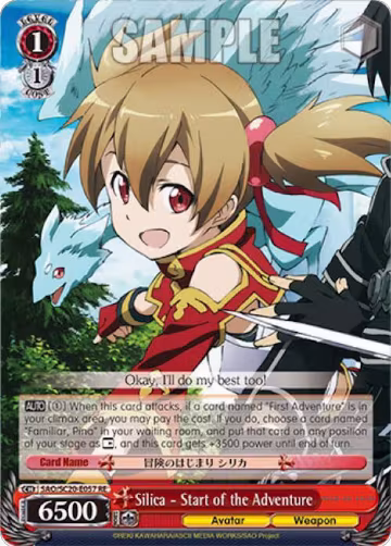 Silica - Start of the Adventure (SAO/S20-E057 RE), Sword Art Online Chronicle Set — Weiß Schwarz card price