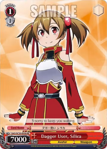 Dagger User, Silica (SAO/S20-E058 RE), Sword Art Online Chronicle Set — Weiß Schwarz card price