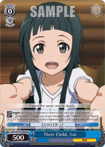 Their Child, Yui (TD) (SAO/SC20-TE08 RE), Sword Art Online Chronicle Set — Weiß Schwarz card price