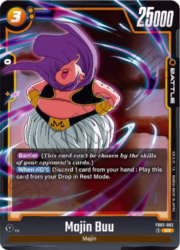 Majin Buu - FB03-093 (FB03-093), Raging Roar — DB Fusion card price