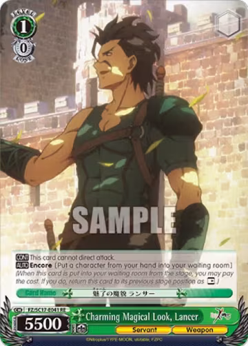 Charming Magical Look, Lancer (FZ/SC17-E041 RE), Fate/Zero Chronicle Set — Weiß Schwarz card price