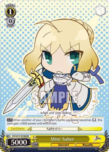 Mini Saber (FZ/SC17-E106 RE) — card price
