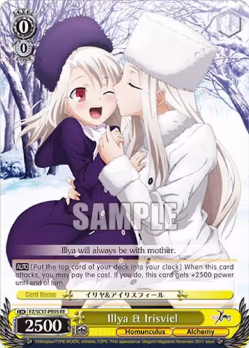 Illya & Irisviel (FZ/SC17-PE05 RE), Fate/Zero Chronicle Set — Weiß Schwarz card price