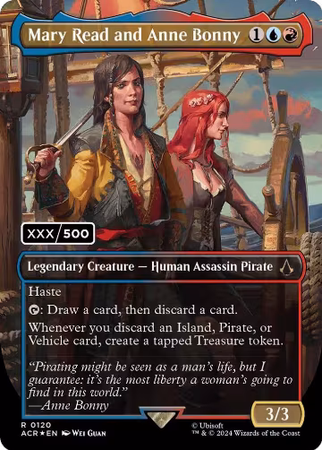 Mary Read and Anne Bonny (English) (Serial Numbered) (120) — card price