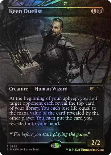 Keen Duelist (Rainbow Foil) (828), Secret Lair Drop Series — Magic card price