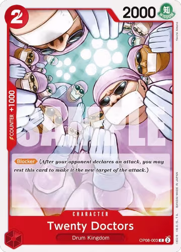 Twenty Doctors (OP08-003), Two Legends — One Piece card price