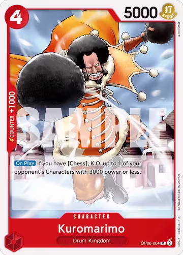 Kuromarimo (OP08-004), Two Legends — One Piece card price