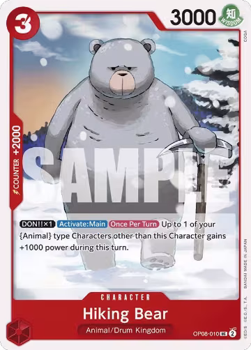 Hiking Bear (OP08-010), Two Legends — One Piece card price