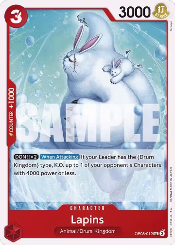 Lapins (OP08-012), Two Legends — One Piece card price
