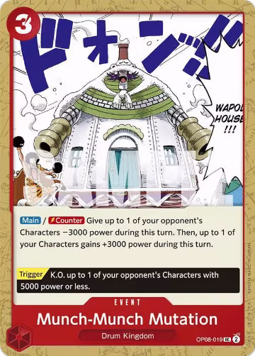 Munch-Munch Mutation (OP08-019), Two Legends — One Piece card price