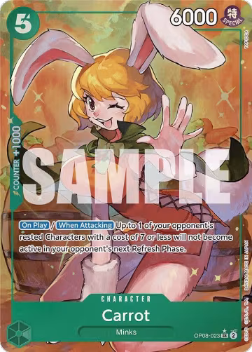 Carrot (023) (Parallel) (OP08-023), Two Legends — One Piece card price