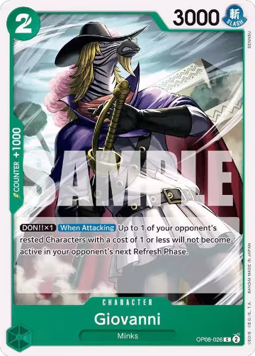 Giovanni (OP08-026), Two Legends — One Piece card price