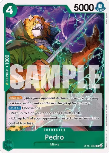 Pedro (OP08-030), Two Legends — One Piece card price