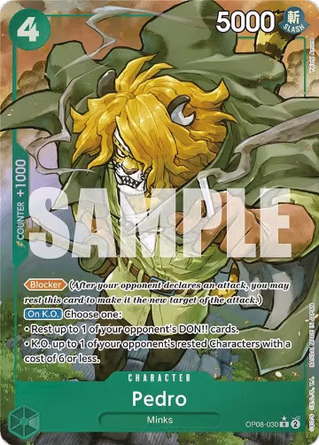 Pedro (Parallel) (OP08-030), Two Legends — One Piece card price
