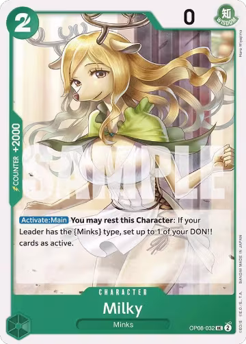 Milky (OP08-032), Two Legends — One Piece card price