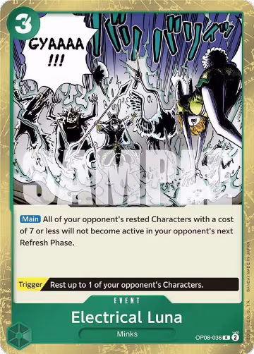 Electrical Luna (OP08-036), Two Legends — One Piece card price